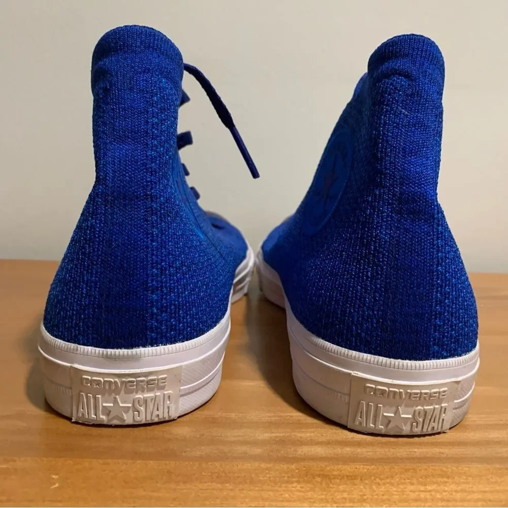 Converse All Star Collab Flyknit High Top Men’s 11.5 shoes True Indigo - Picture 3 of 7